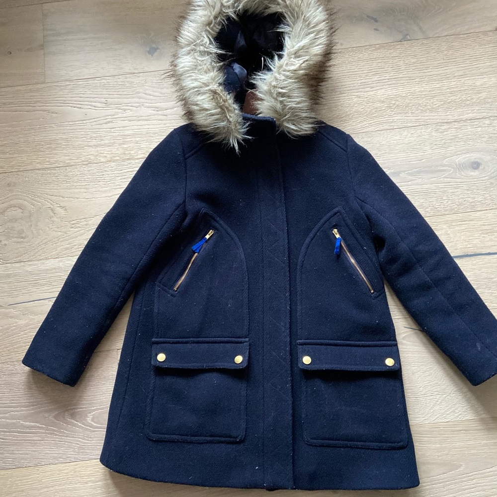 JCrew girls stadium coat